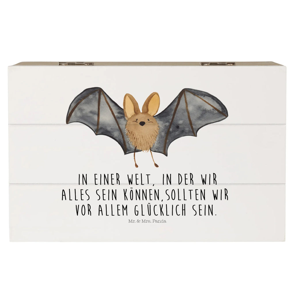 Wooden chest bat wing Schatzkiste, Erinnerungskiste, Aufbewahrungsbox, Kiste, Schatulle, Geschenkbox, Dekokiste, Erinnerungsbox, Truhe, Geschenkdose, Holzkiste, XXL, Tiermotive, Gute Laune, lustige Sprüche, Tiere