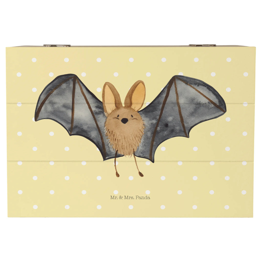 Wooden chest bat wing Schatzkiste, Erinnerungskiste, Aufbewahrungsbox, Kiste, Schatulle, Geschenkbox, Dekokiste, Erinnerungsbox, Truhe, Geschenkdose, Holzkiste, XXL, Tiermotive, Gute Laune, lustige Sprüche, Tiere