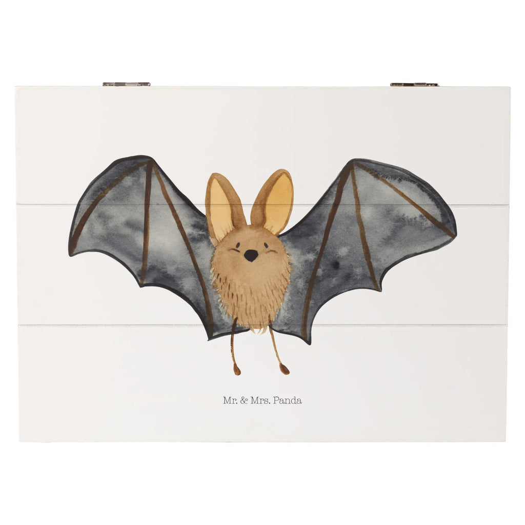 Wooden chest bat wing Schatzkiste, Erinnerungskiste, Aufbewahrungsbox, Kiste, Schatulle, Geschenkbox, Dekokiste, Erinnerungsbox, Truhe, Geschenkdose, Holzkiste, XXL, Tiermotive, Gute Laune, lustige Sprüche, Tiere