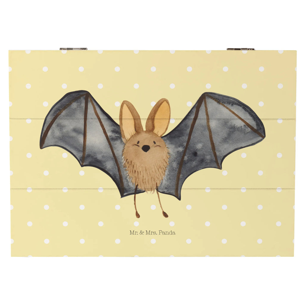 Wooden chest bat wing Schatzkiste, Erinnerungskiste, Aufbewahrungsbox, Kiste, Schatulle, Geschenkbox, Dekokiste, Erinnerungsbox, Truhe, Geschenkdose, Holzkiste, XXL, Tiermotive, Gute Laune, lustige Sprüche, Tiere