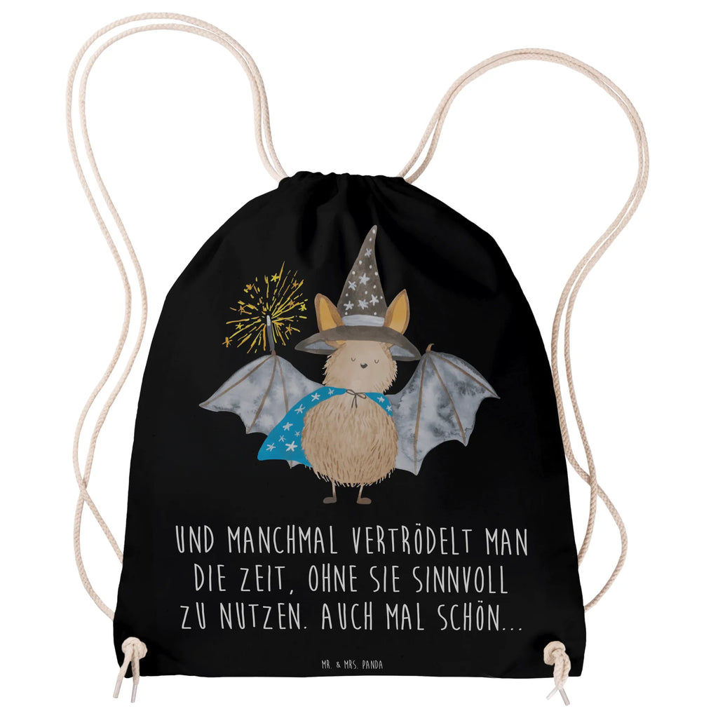 Drawstring bag bat wizard hipster, gym bag, sports bag, jute bag, carrier bag, bag, small animals, cute, funny, cute animal motives, hand drawn, small world, funny sayings, good mood, happy, gifts, gift ideas, special gifts, animal lover, card, bats, sorcerers, Bats, women, magicians, get in