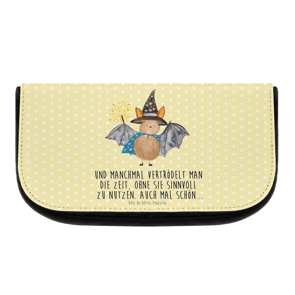 Cosmetics bag bat wizard Toilet bag, Wallet, Make-up bag, Cosmetic bag, Sludge bag, Mudflap case, Bag, Cosmetics, small animals, cute, funny, cute animal motives, hand drawn, small world, funny sayings, good mood, happy, gifts, gift ideas, special gifts, animal lover, card, women, magicians, bats, sorcerers, Bats, get in