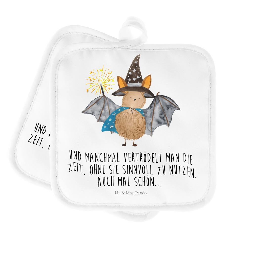 2er Set Topflappen  Fledermaus Zauberer Topflappenset, Topfuntersetzer, Topfhandschuhe, Topflappen, Topflappen Set, topfhalter, Topflappen 2er Set, 2er Set Topflappen, Lustige Sprüche, Tiere, Tiermotive, Gute Laune, Frauen, Fledermaus, Reinsteigern, Magier, Zauberer, Fledermäuse