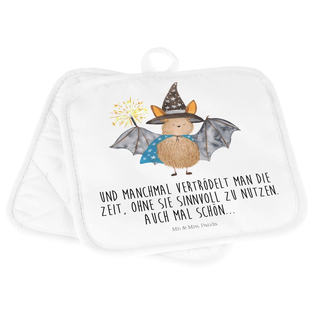 2er Set Topflappen  Fledermaus Zauberer Topflappenset, Topfuntersetzer, Topfhandschuhe, Topflappen, Topflappen Set, topfhalter, Topflappen 2er Set, 2er Set Topflappen, Lustige Sprüche, Tiere, Tiermotive, Gute Laune, Frauen, Fledermaus, Reinsteigern, Magier, Zauberer, Fledermäuse