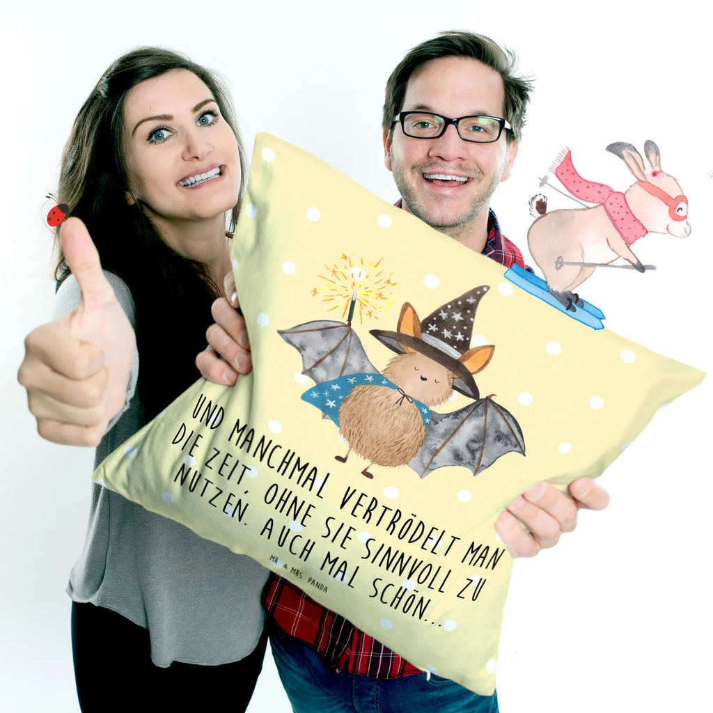 Cushion bat wizard 40x40, pad, cushion, bedroom, Pillow, couch, pillows, sofa, 40 x 40, pillow case, bed, soft, settee, fluffy, small animals, cute, funny, cute animal motives, hand drawn, small world, funny sayings, good mood, happy, gifts, gift ideas, special gifts, animal lover, card, women, Bats, magicians, get in, bats, sorcerers