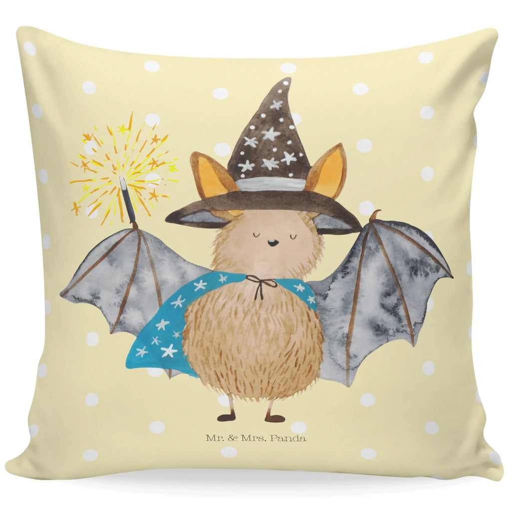 Cushion bat wizard 40x40, pad, cushion, bedroom, Pillow, couch, pillows, sofa, 40 x 40, pillow case, bed, soft, settee, fluffy, small animals, cute, funny, cute animal motives, hand drawn, small world, funny sayings, good mood, happy, gifts, gift ideas, special gifts, animal lover, card, women, Bats, magicians, get in, bats, sorcerers