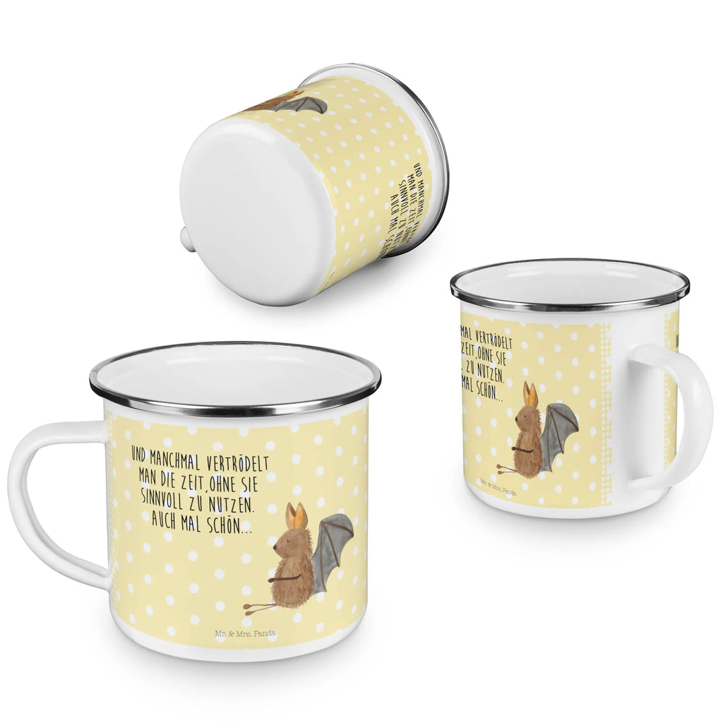 Kempingowy kubek emaliowany Nietoperz siedzenie becher emaille, wandertasse, blechbecher, Emaille Becher, Campingbecher, Reisebecher, wanderbecher, emaillebecher, Blechtasse, Becher, Trinkbecher, Tasse, Teebecher, Kaffeetasse, Pott, reisetasse, Emaille Tasse, Metalltasse, Kaffeebecher, Campingtasse, Tasse Emaille, Teetasse, Emailletasse, metallbecher, Tiere, Tiermotive, Gute Laune, Lustige Sprüche, Fledermaus, Motivation, Fledermäuse, Entspannen