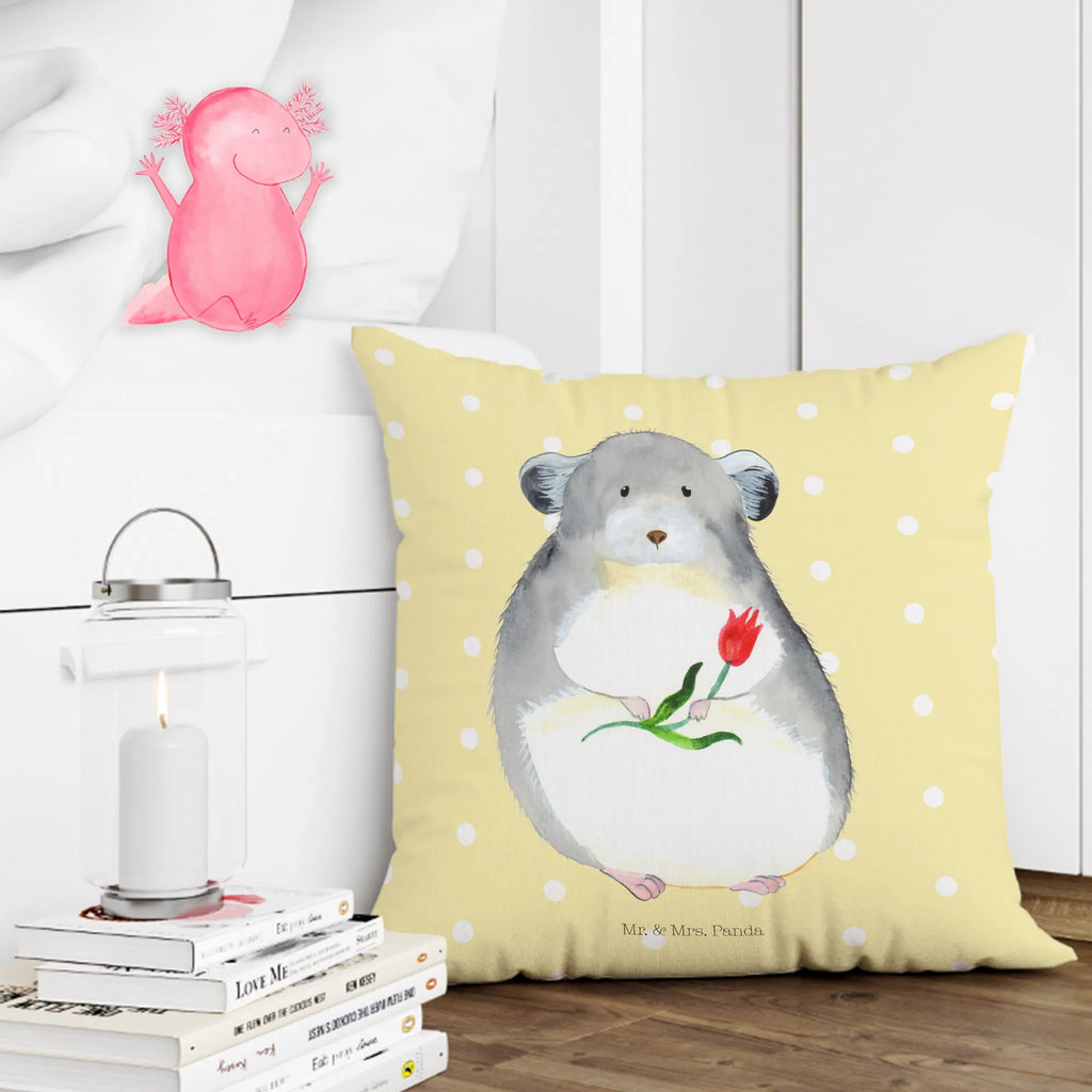 40x40 Kissen Chinchilla Blume Sofakissen, Kissen 40x40, Couchkissen, Kissenbezüge, Dekokissen 40x40, Motivkissen, Dekokissen, Kissenhülle, Sofakissen 40x40, Kissen 40x40 Waschbar, Zierkissen, Kissenhülle 40x40, Dekokissen Sofa, Kissenbezug 40x40, sitzkissen, Kopfkissen 40x40, Kissen, sofakissen, Kopfkissen, Tiermotive, Gute Laune, lustige Sprüche, Tiere, Büroalltag, Glücklichsein, traurig sein, Kummer, Büro, Depressionen, Chaos, Liebeskummer, Chinchillas, Chinchilla