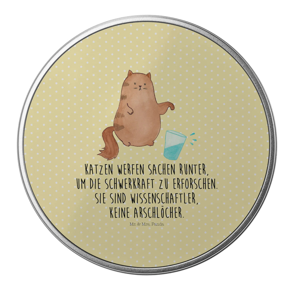 okrągła puszka z blachy kot szklanka wody Kot, motyw kotów, miłośnik kotów, dekoracje z kotami, przyjaciel kotów, entuzjasta kotów, produkty dla kotów, artykuły dla kotów, akcesoria dla kotów, pamiątki z kotami, produkty dla miłośników kotów, motywy kotów