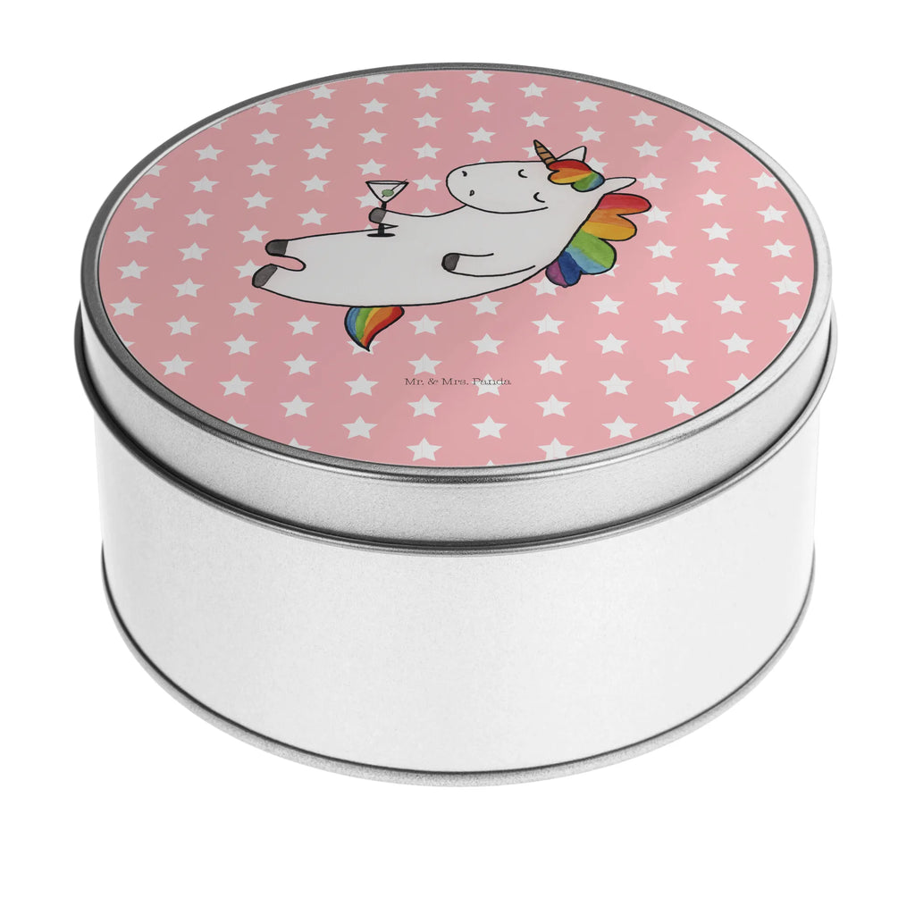 Round tin unicorn cocktail storage tin, tin, tin can, storage, cookie tin, gift box, unicorn, unicorns, party, girlfriend present, caipirinha, fun, rum, champagne, girlfriend gift, celebrating, birthday