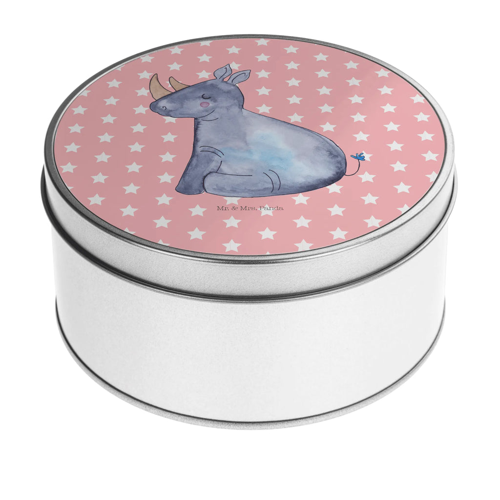 Round tin unicorn rhino storage tin, gift box, tin can, storage, tin, cookie tin, unicorn, unicorns, funny, glitter, unicornpower, unicorn love, funny saying, rainbow, unicorn saying, witty, Unicorn, zoo, rhino, rhinoceros