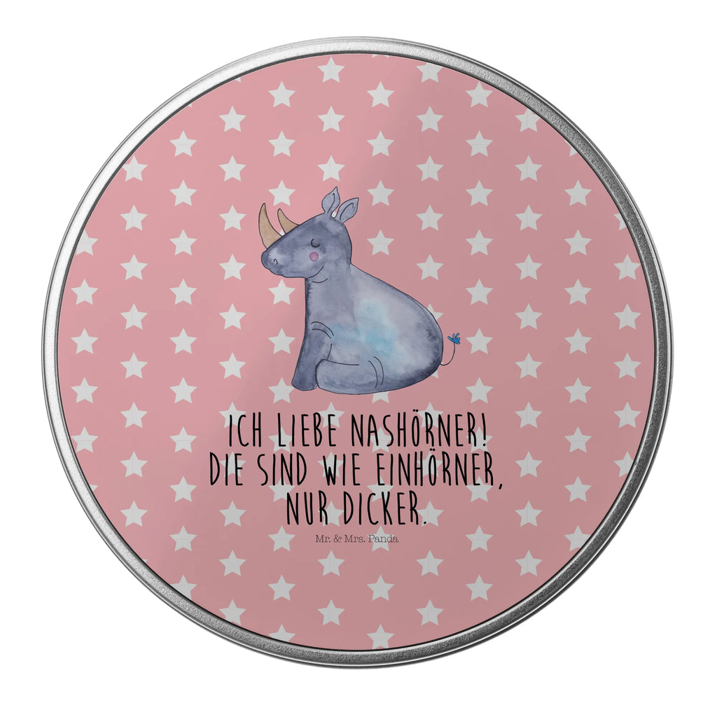 Round tin unicorn rhino storage tin, gift box, tin can, storage, tin, cookie tin, unicorn, unicorns, funny, glitter, unicornpower, unicorn love, funny saying, rainbow, unicorn saying, witty, Unicorn, zoo, rhino, rhinoceros