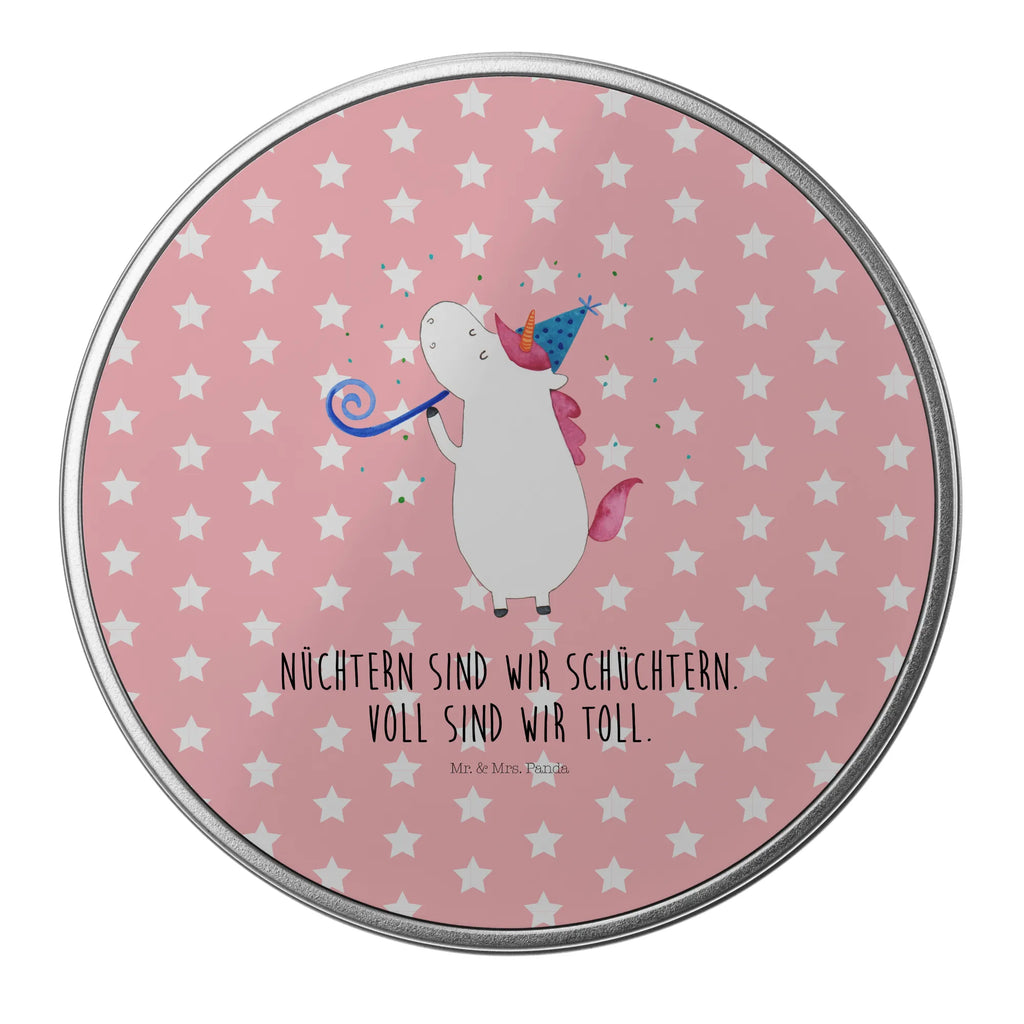 Round tin unicorn party storage tin, gift box, tin can, storage, cookie tin, tin, unicorn, unicorns, Disco, Confetti, Club, Unicorns, Celebration, Alcohol, Birthday, birthday, Birthday present, Feast, Glitter, Party