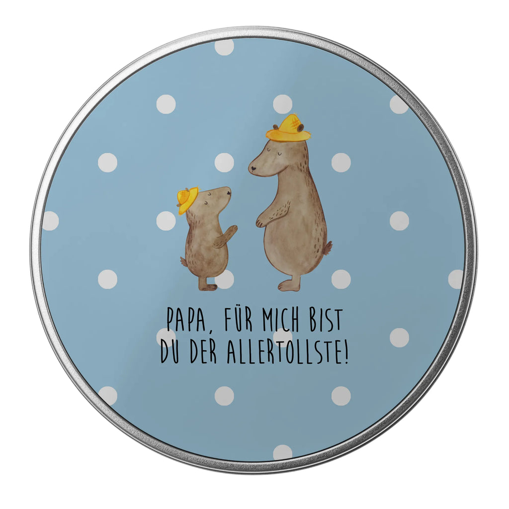 okrągła puszka z blachy Niedźwiedzie z kapeluszami runde blechdosen, Blechdose, runddosen, Vorratsdosen, keksdosen, geschenkdosen, dosen, Runde Blechdose, runddose, gebäckdose, Vorratsdose, Dose, Geschenkdose, Keksdose, metallboxen, Metalldose, Aufbewahrungsdosen, runde keksdosen, Runde Dose, blechdosen, Metalldose Rund, plätzchendosen, Metallbox, metalldosen, gebäckdosen, plätzchendose, Aufbewahrungsbox, Blechdose Rund, runde keksdose, runde dosen, Aufbewahrungsdose, Muttertag, Vatertag, Mama, Papa, Oma, Opa, Familie, Schwester, Bruder, Lieblingsmensch, Vorbild, Kind, Daddy, Dad, Söhne, Bär, Kinder, Sohn, Vater-Sohn, Family, Bären, Papi, Paps, Vater