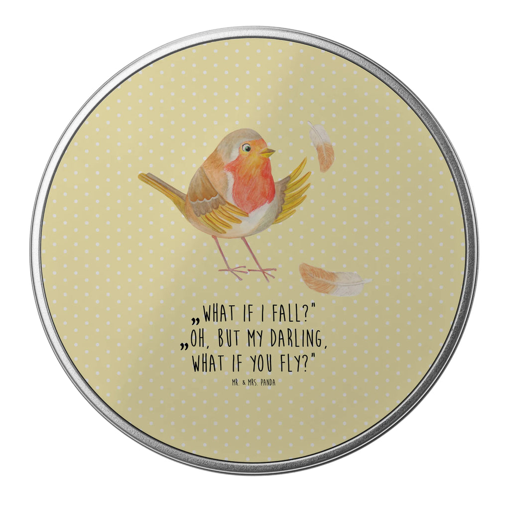 Blechdose rund Rotkehlchen Federn Aufbewahrungsdosen, keksdosen, Metalldose, Dose, plätzchendosen, geschenkdosen, metalldosen, runde blechdosen, Blechdose, Runde Dose, Aufbewahrungsdose, Keksdose, runddosen, Vorratsdosen, Runde Blechdose, runde keksdosen, Metallbox, dosen, gebäckdosen, plätzchendose, gebäckdose, runde dosen, runddose, runde keksdose, metallboxen, Vorratsdose, Blechdose Rund, Metalldose Rund, blechdosen, Aufbewahrungsbox, Geschenkdose, Lustige Sprüche, Tiere, Tiermotive, Gute Laune, Motivation Sprüche, Vogel, What If I Fall, fliegen, Rotkehlchen, Motivationsbilder, Spruch Mut, Spruch Motivation