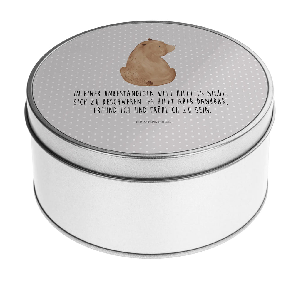 Blechdose rund Bär Schulterblick Metalldose, runde keksdosen, runddose, metalldosen, Vorratsdose, Runde Blechdose, Aufbewahrungsdosen, runde dosen, Aufbewahrungsbox, Runde Dose, blechdosen, Keksdose, keksdosen, runddosen, Blechdose, dosen, geschenkdosen, Aufbewahrungsdose, Blechdose Rund, Vorratsdosen, runde blechdosen, plätzchendosen, gebäckdose, gebäckdosen, Metalldose Rund, Dose, Geschenkdose, Metallbox, metallboxen, runde keksdose, plätzchendose, Teddy, Teddybär, Bär, Motivation, Bärenliebe, Weltansicht, Weisheit, Bären, Selbstachtung