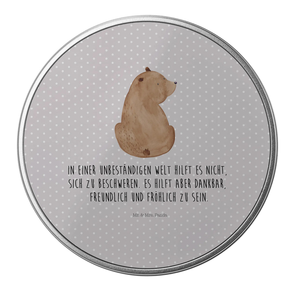 Blechdose rund Bär Schulterblick Metalldose, runde keksdosen, runddose, metalldosen, Vorratsdose, Runde Blechdose, Aufbewahrungsdosen, runde dosen, Aufbewahrungsbox, Runde Dose, blechdosen, Keksdose, keksdosen, runddosen, Blechdose, dosen, geschenkdosen, Aufbewahrungsdose, Blechdose Rund, Vorratsdosen, runde blechdosen, plätzchendosen, gebäckdose, gebäckdosen, Metalldose Rund, Dose, Geschenkdose, Metallbox, metallboxen, runde keksdose, plätzchendose, Teddy, Teddybär, Bär, Motivation, Bärenliebe, Weltansicht, Weisheit, Bären, Selbstachtung