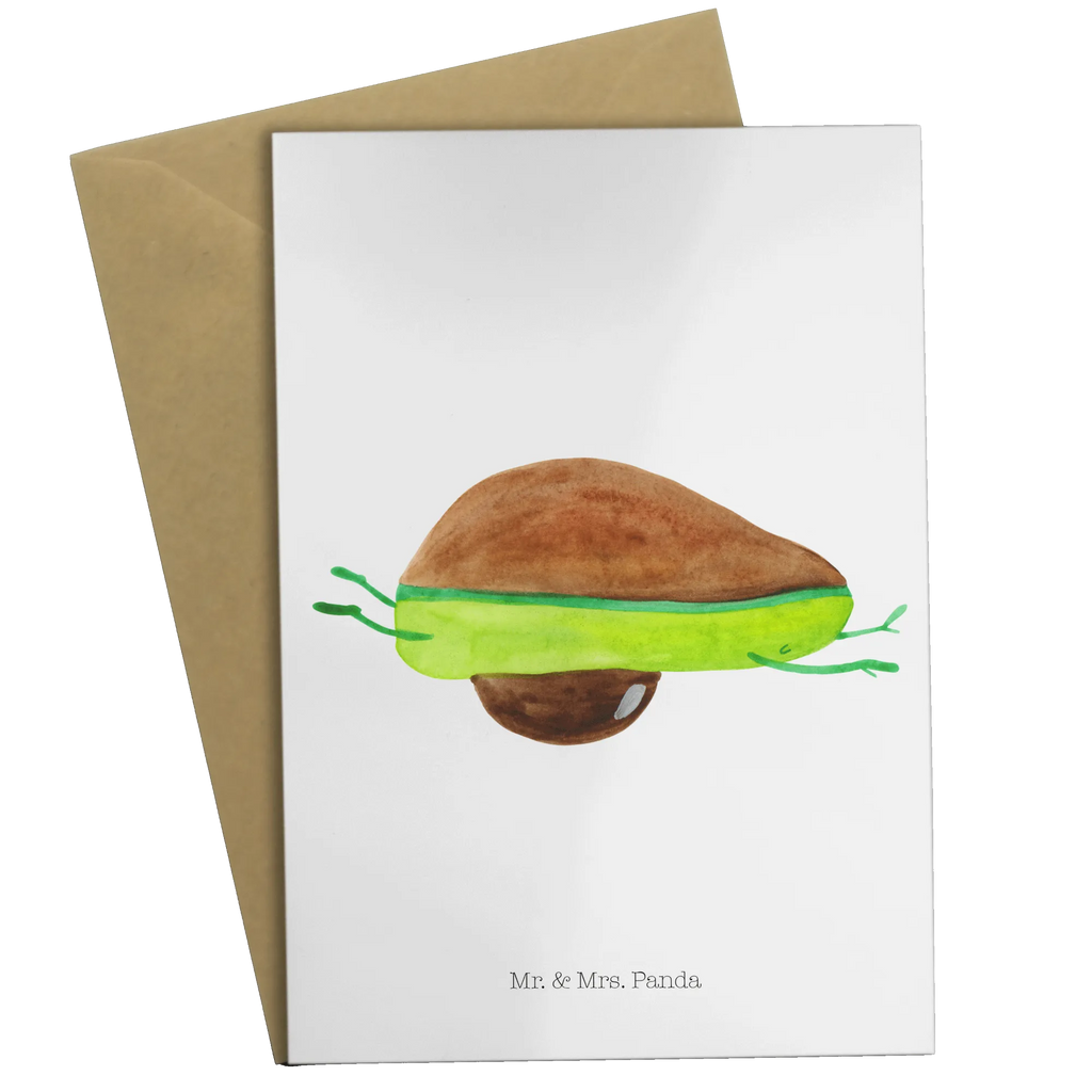 Greetings card avocado yoga Hochzeitskarte, Grußkarte, Ansichtskarten, Einladungskarte, Glückwunschkarte, Karte, Klappkarte, Geburtstagskarte, Avocado, Veggie, Vegan, Gesund, Avocado Yoga Vegan