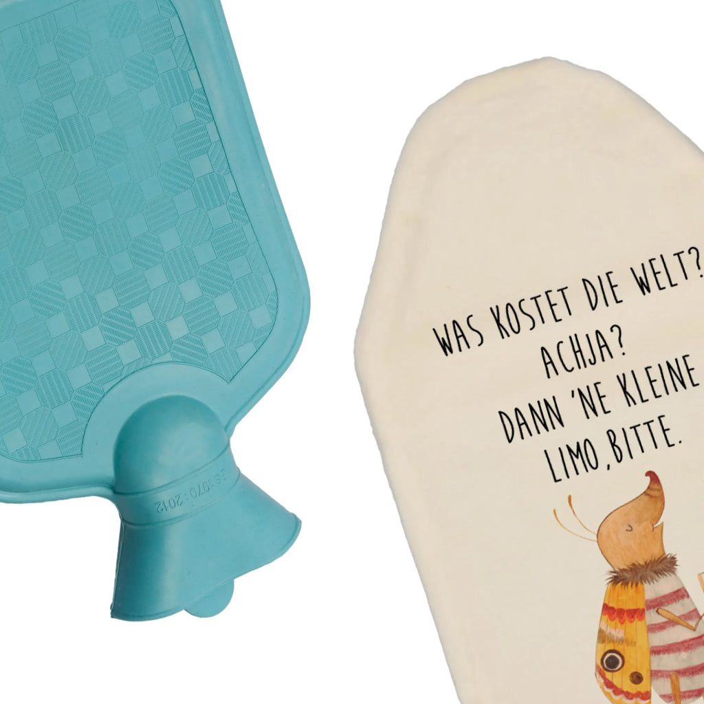 Termofor ćma mała flaga Wärmflasche mit Bezug, Wärmekissen, Kinderwärmflasche, Bettflasche, Wärmflasche, Wärmflaschenbezug, Kleine Wärmflasche, Körnerkissen, Tiermotive, Gute Laune, lustige Sprüche, Tiere, süß, Nachtfalter, Käfer, Küche Deko, niedlich, Spruch witzig, Was kostet die Welt, Spruch lustig