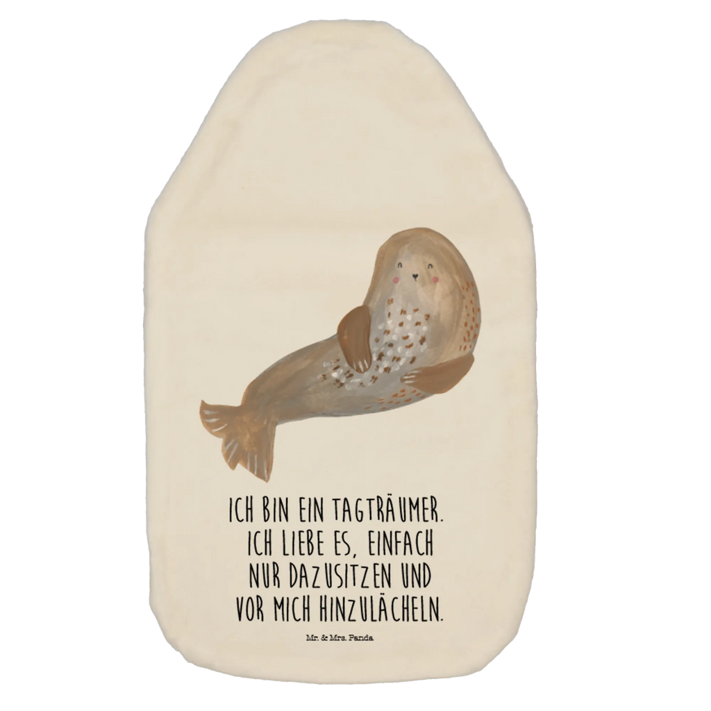 Wärmflasche Robbe Lachen Bettflasche, Bettflaschen, heißwasserbeutel, Wärmeflasche, warmwasserflasche, bettwärmflasche, Wärmflasche, Wärmekissen, warmwasserbeutel, wärmebeutel, Wärmflaschen, Wärmflasche mit Bezug, heizflasche, Wärmflaschen mit Bezug, heißwasserflasche, Gute Laune, Lustige Sprüche, Tiermotive, Tiere, Robbe, Nordsee, Seehund, Strand, Meerestier, Ostsee, Robben
