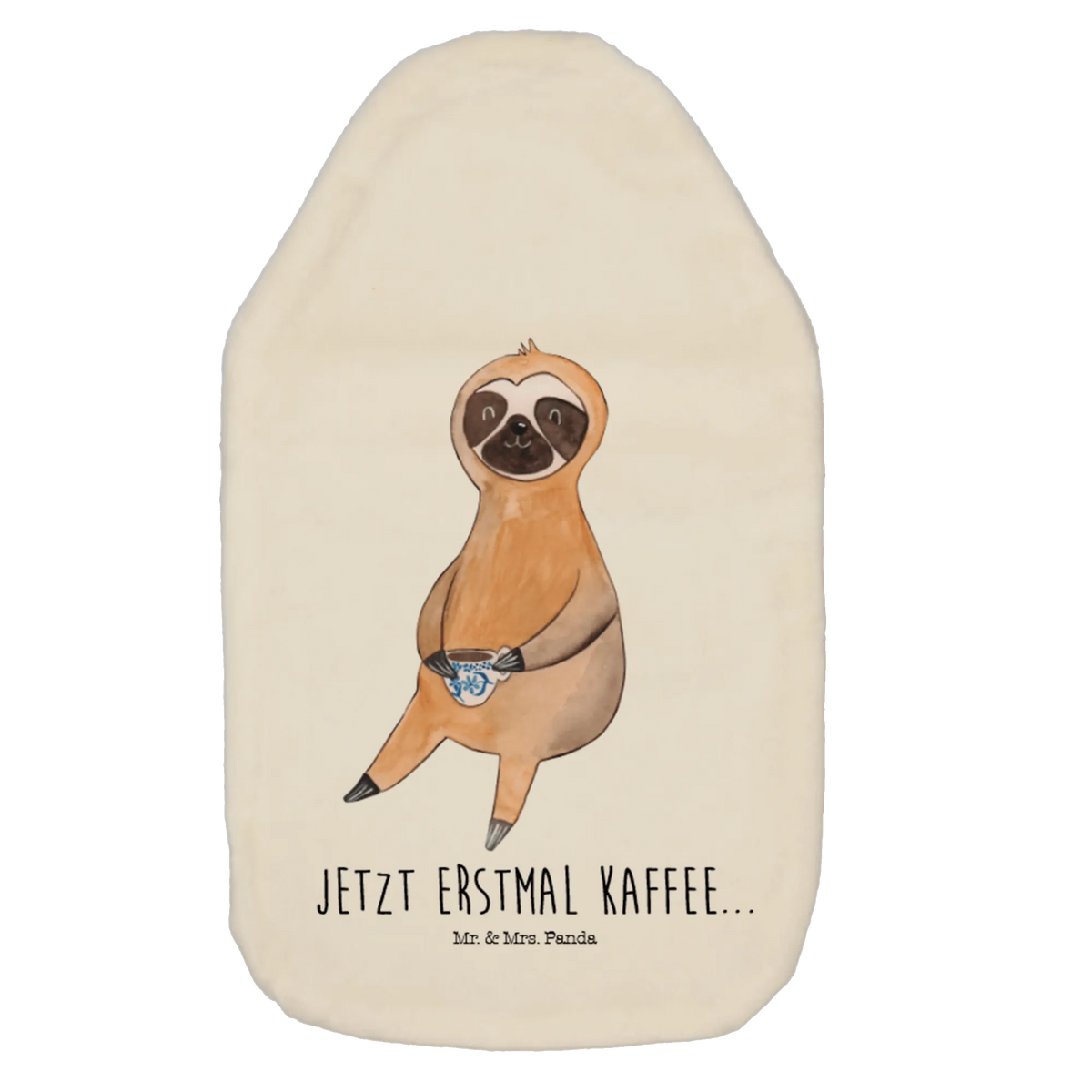 Hot water bottle sloth Coffee trend animal, early riser, first coffee, connoisseur, lazy, favourite animal, coffee cup, morning grumbler