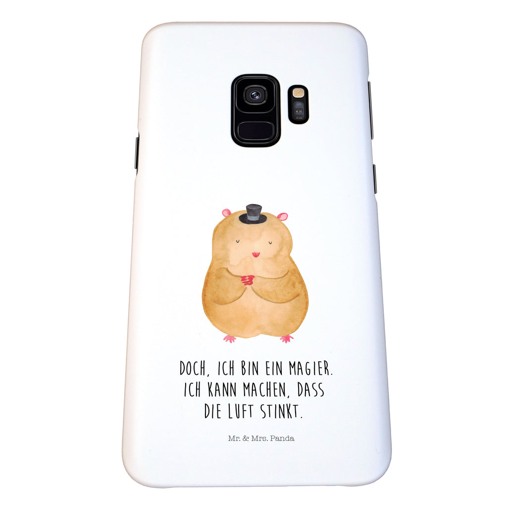 Handyhülle Hamster Hut Samsung Galaxy S9, Handyhülle, Smartphone Hülle, Handy Case, Handycover, Hülle, Tiermotive, Gute Laune, lustige Sprüche, Tiere, Hamster, Hut, Magier, Zylinder, Zwerghamster, Zauberer, Houdini