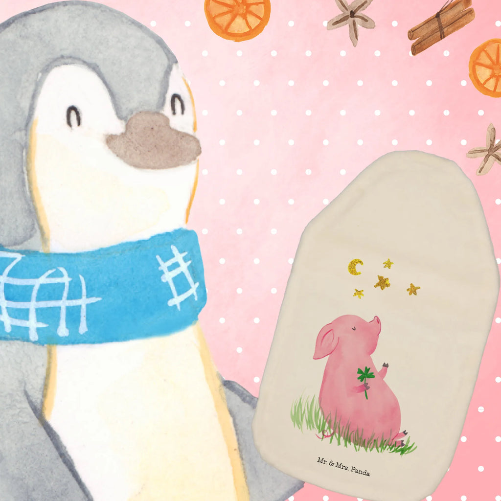 Hot water bottle Pig Luck grain pillow, children's hot water bottle, warming pad, Hot water bottle, small animals, cute, funny, cute animal motives, hand drawn, small world, funny sayings, good mood, happy, gifts, gift ideas, special gifts, animal lover, card, stars, lucky charm, Lucky bastard. Luck, goals, motivation, dreams, pig, asterisks, piglet