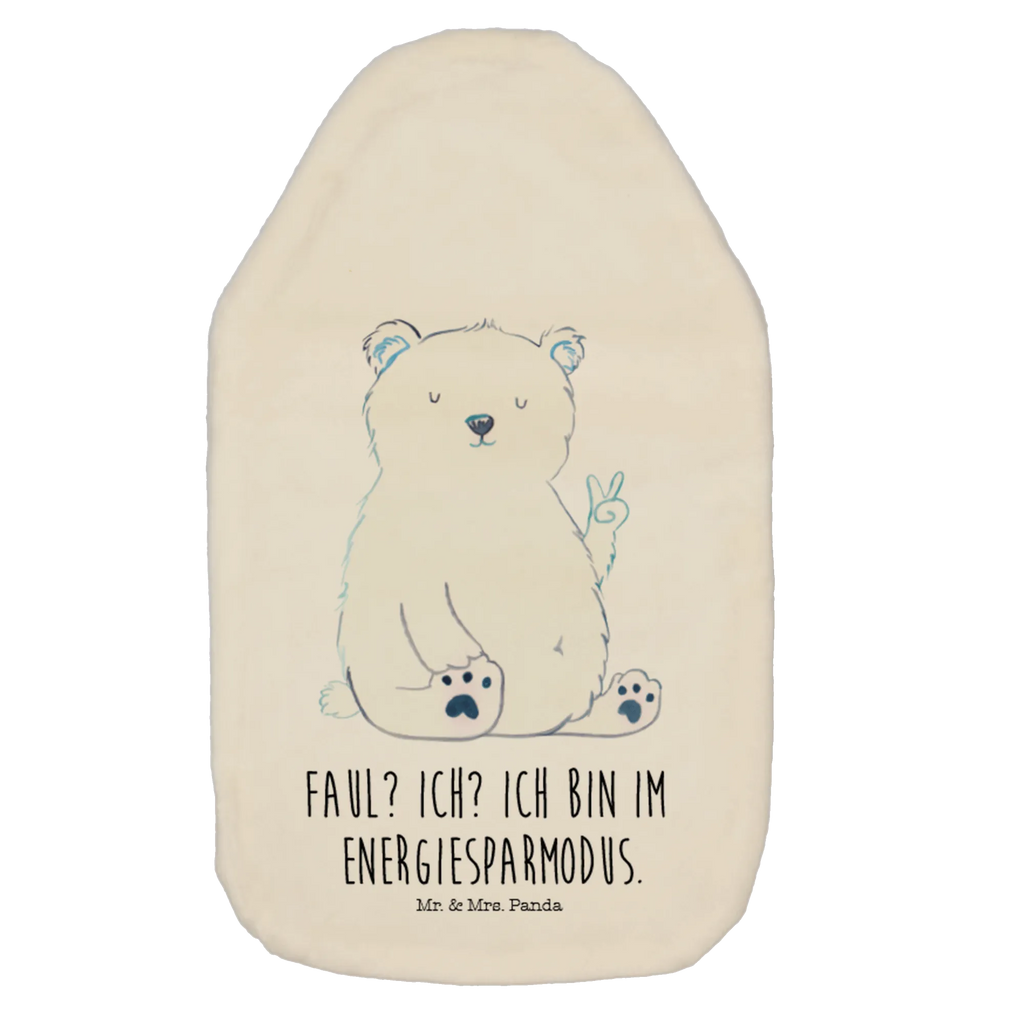 Hot water bottle Icebear Lazy Kleine Wärmflasche, Bettflasche, Wärmflaschenbezug, Kinderwärmflasche, Wärmflasche, Wärmekissen, Körnerkissen, Wärmflasche mit Bezug, Bär, Teddy, Teddybär, Bürojob, Büro, Arbeitsplatz, Nordpol, Relaxen, Homeoffice, Faul, Eisbär, Entspannen, Arbeit