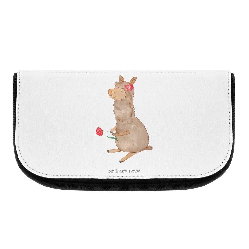 Cosmetics bag alpaca flower Make-Up Bag, Kosmetiktasche, kosmetiktäschchen, toilettenbeutel, beauty case, Waschbeutel, Schminkbeutel, Kulturbeutel, reise kosmetiktasche, Reisenecessaires, Schminktäschchen, Schminktasche, beauty tasche, Kulturtasche, zubehörtasche, Organizer Tasche, bad tasche, Waschtasche, utensilientasche, kosmetik beutel, hygiene tasche, Toilettentasche, kleines Täschchen, reiseschminktasche, Beauty Bag, Beautybag, kulturtäschchen, Necessaire, Alpaka, Lama, Blume, Alpaka Dekoration, Alpaka Geschenk, Alpaka Zitat, Lamas, Alpaka Witz, Alpaka Spruch, Alpaka Dekor, Motiv Alpaka