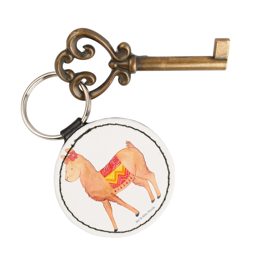 Round key ring alpaca Proud Schlüsselaccessoire, Taschenanhänger, Schlüsselanhänger, mini schlüsselanhänger, schlüsselbund anhänger, Lama, Alpaka