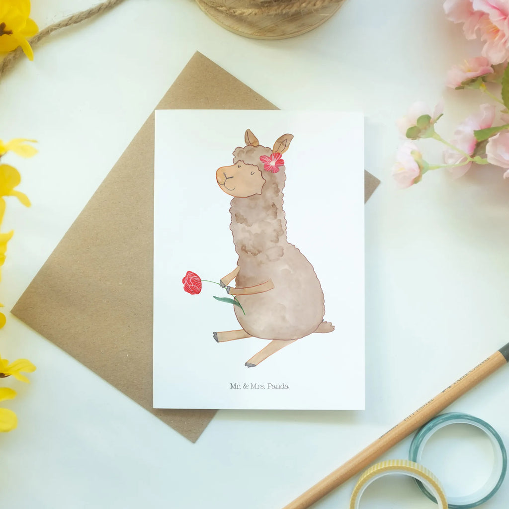 Greetings card alpaca flower spruchkarte, hochzeitskarten, valentinstagskarte, osterkarten, abiturkarte, kommunionskarte, weihnachtskarten, Grußkarte, firmungskarte, Motivkarte, Grußkarten, jubiläumskarte, Glückwunschkarte, vatertagskarte, Beileidskarte, genesungskarte, osterkarte, glückwunschkarten, dankeskarten, neujahrskarte, einladungskarten, Klappkarte, babykarte, Alpaka, Lama, Alpaka Geschenk, Blume, Alpaka Dekor, Alpaka Dekoration, Alpaka Witz, Alpaka Spruch, Alpaka Zitat, Motiv Alpaka, Lamas