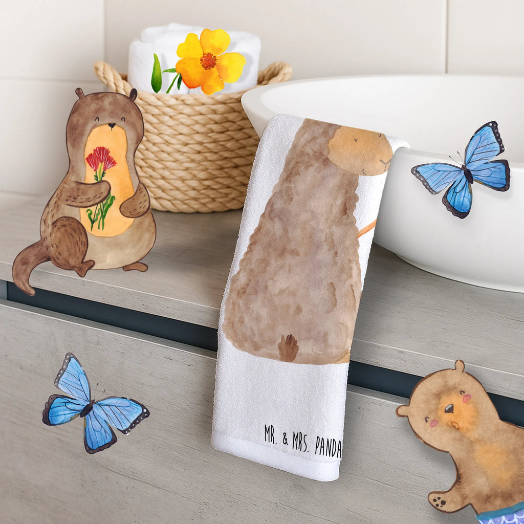 Hand towel alpaca banner baby, towels, bath towel, bathroom, Towel, children, big, alpaca, llama, pako, camel, Peru, animal, favourite animal, alpacas, Alpaca, llamas, love