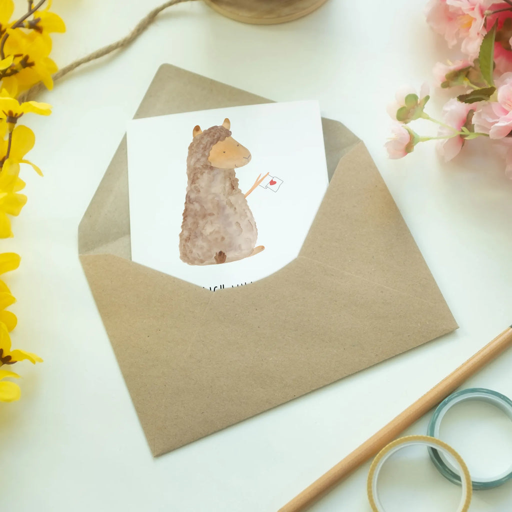 Greetings card alpaca banner Grußkarten, osterkarte, Klappkarte, Motivkarte, firmungskarte, valentinstagskarte, abiturkarte, einladungskarten, glückwunschkarten, spruchkarte, genesungskarte, weihnachtskarten, dankeskarten, neujahrskarte, hochzeitskarten, jubiläumskarte, vatertagskarte, Grußkarte, Beileidskarte, babykarte, Glückwunschkarte, kommunionskarte, osterkarten, Alpaka, Lama, Alpakas, Liebe, Lamas