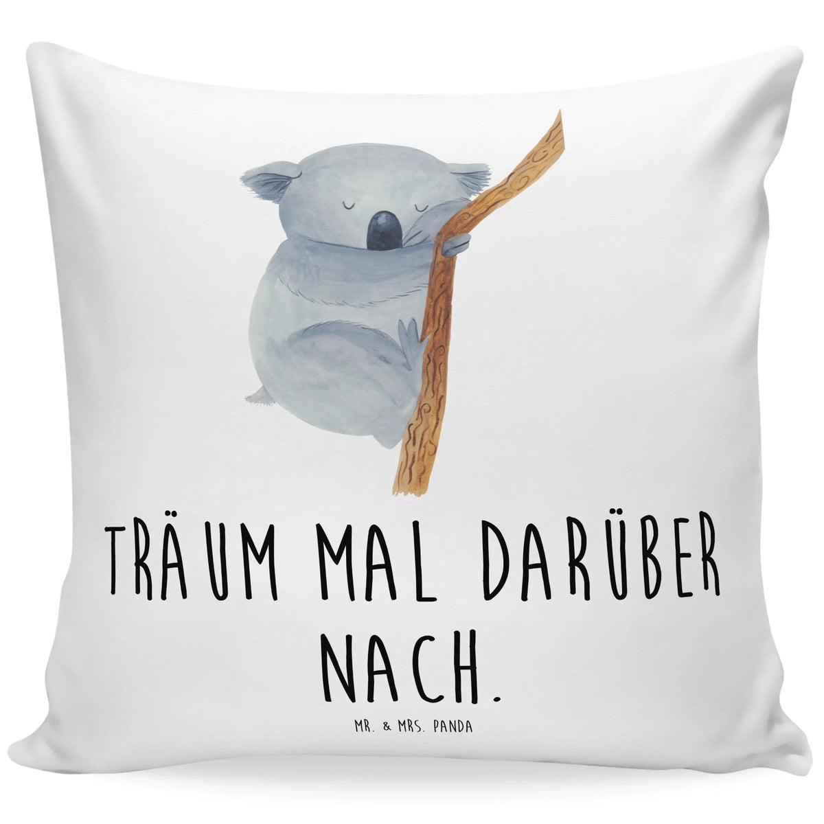 Cushion koala card, gift ideas, gifts, small animals, cute, cute animal motives, hand drawn, funny sayings, good mood, special gifts, animal lover, koala bear, dreamland, dream, bedroom, sleeping