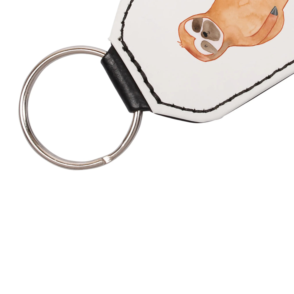 Rectangular key ring sloth Satisfied key ring, bag pendant, keychain, lucky charm, pendant, Sloth, sloth, trend animal, relax, happy, break, happiness, favorite animal, contented, lazy