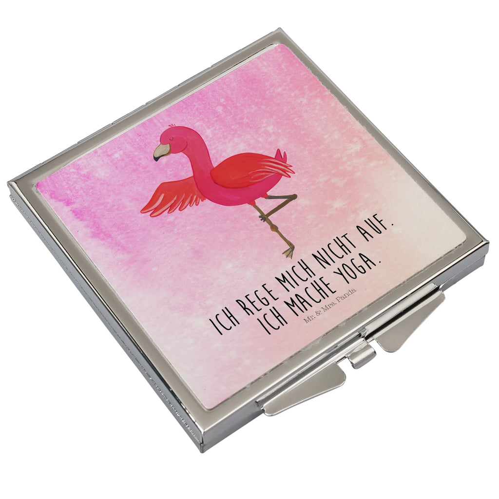 Handtaschenspiegel quadratisch Flamingo Yoga Spiegel Für Handtasche, Spiegel Für Schminktasche, Tragbarer Spiegel, Reise Spiegel, Klappspiegel, Handspiegel Zum Mitnehmen, Handtaschenspiegel, Handspiegel Mit Hülle, Taschen-Kosmetikspiegel, Handspiegel Geschenkidee, Handspiegel Für Damen, Taschenspiegel, Design Taschenspiegel, Quadratischer Handspiegel, Vintage Kompaktspiegel, Spiegel Für Make-Up Tasche, Schminkspiegel To Go, Kompaktspiegel, Klappbarer Taschenspiegel, Klappbarer Handspiegel, Kosmetikspiegel Klein, Mini Spiegel, Schminkspiegel Kompakt, Runder Taschenspiegel, Spiegel Für Unterwegs, Deko Handspiegel, Flamingo, Entspannung, Tiefenentspannung, Yoga-Übung, Vogel, Yoga, Aufregen, Achtsamkeit, Namaste, Ärger