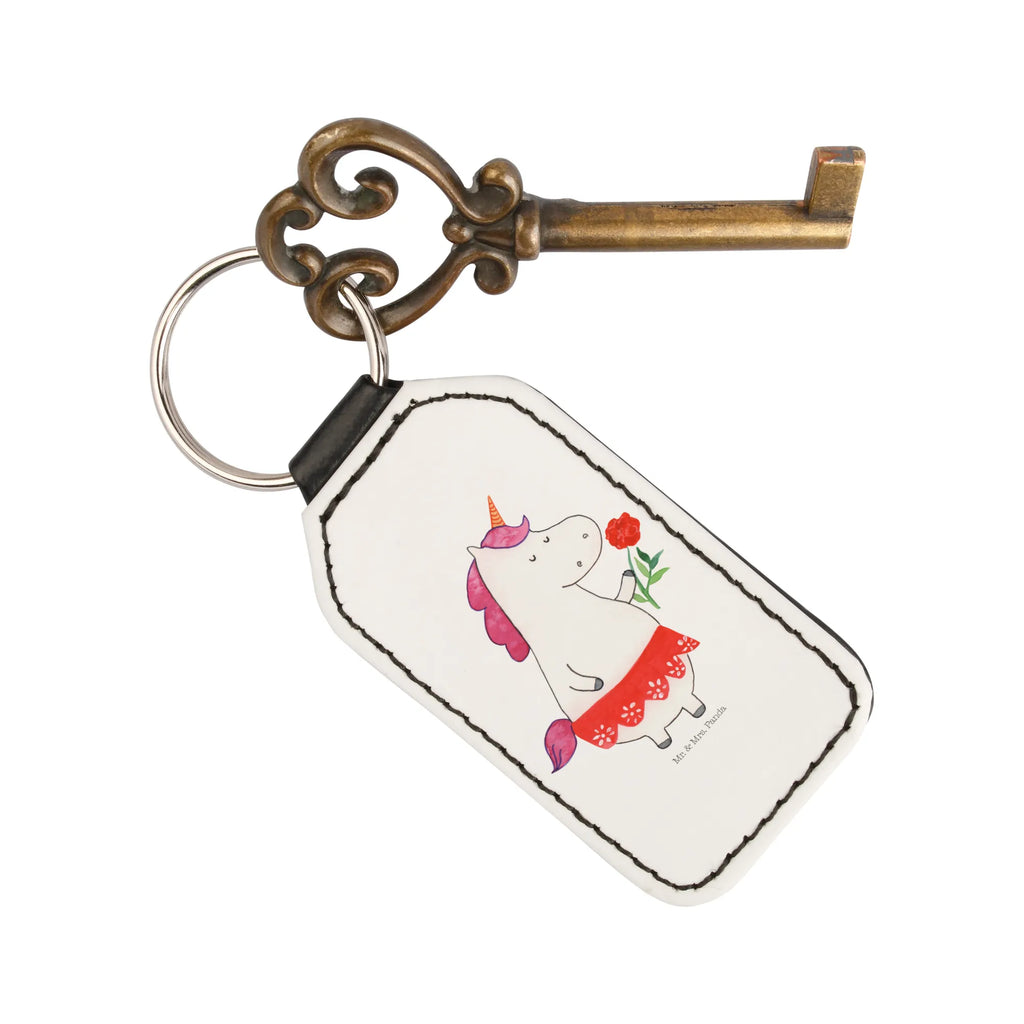 Rectangular key ring unicorn lady pendant, key ring, lucky charm, keychain, bag pendant, unicorn, unicorns, fine lady, lady, bachelorette, bachelor, woman, divorce, girlfriend