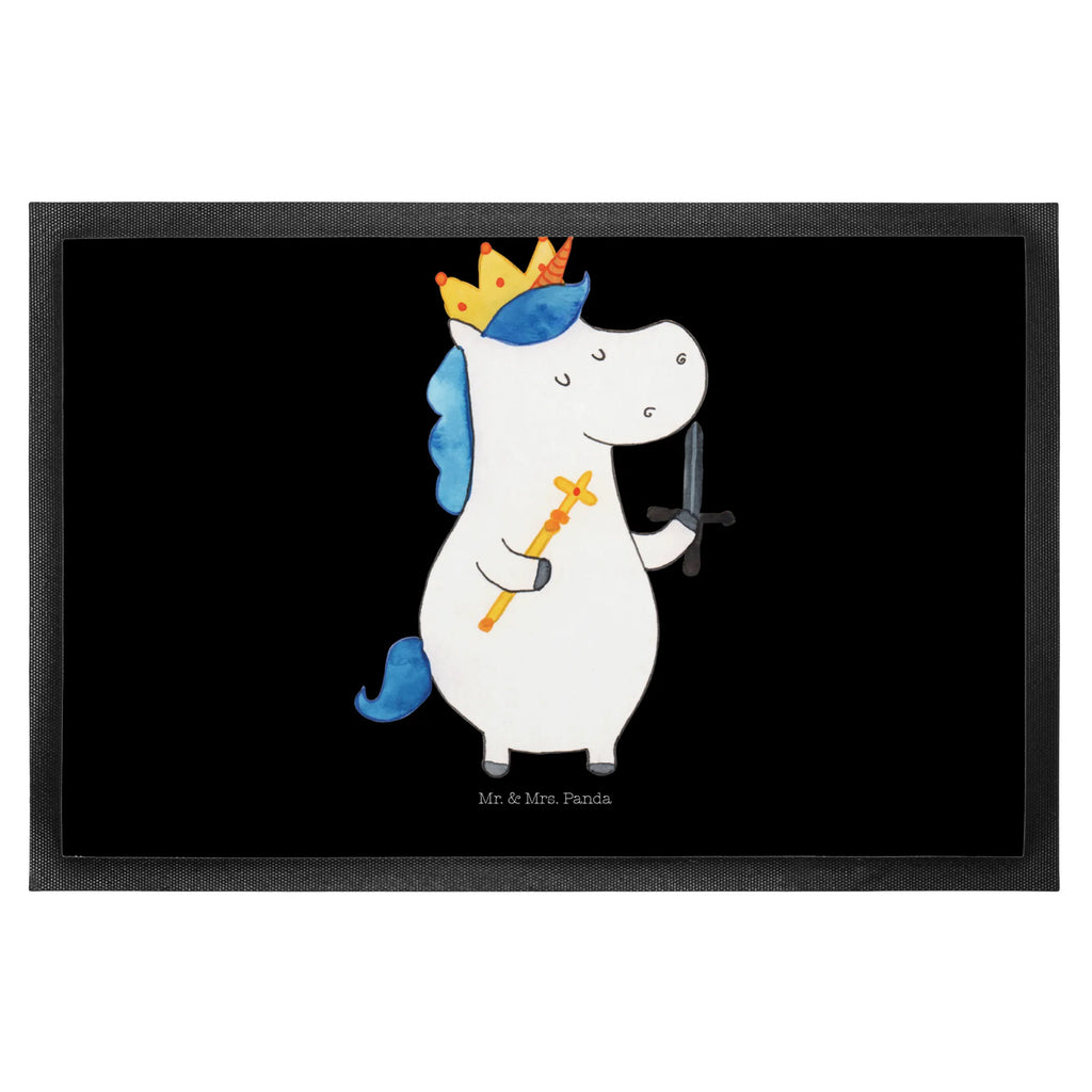 Fußmatte Einhorn König mit Schwert bodenmatte, Schmutzfänger, Gummimatte, abstreifer, Bodenvorleger, Sauberlaufmatte, fußmatte, Haustürmatte, Eingangsteppich, Schmutzfangmatte, Schuhabstreifer, hausmatte, Schmutzfangteppich, Fussmatte, Eingangsmatte, Vorleger, Türmatte, teppichmatte, flurmatte, Fußabstreifer, Abtretmatte, Abtreter, Türvorleger, matte haustür, Schmutzmatte, Fußabtreter, Outdoor-Matte, außenmatte, Gummi-Fußmatte, Einhorn Deko, Unicorn, Einhorn, Einhörner, Ritter, Mittelalter, König