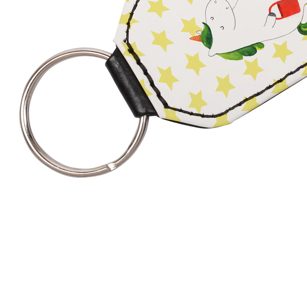 Rectangular key ring unicorn gardener pendant, key ring, lucky charm, keychain, bag pendant, unicorn, unicorns, gardener gift, Unicorn, Flower, garden, gardener present, Girlfriend gift, Watering-Can