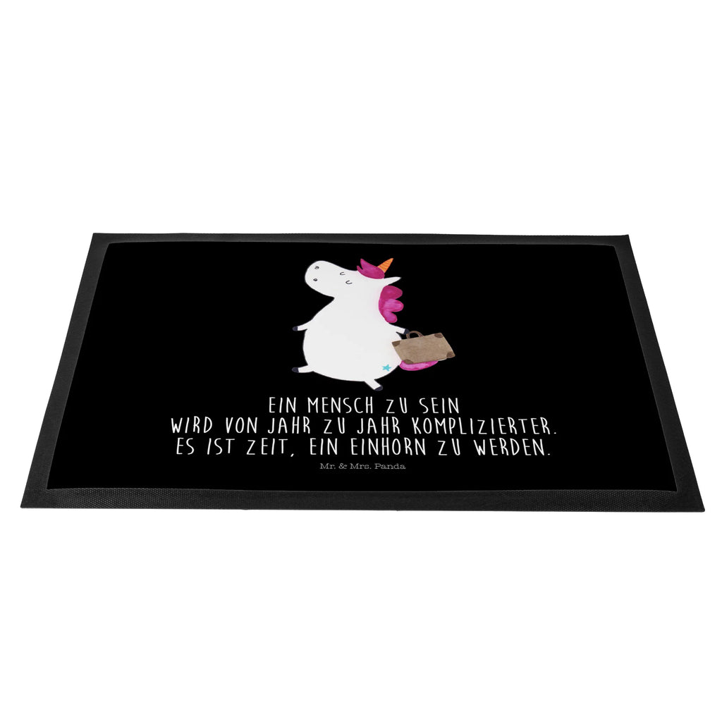 Fußmatte Einhorn Koffer Schmutzfänger, Abtretmatte, Schmutzfangteppich, hausmatte, fußmatte, Schmutzfangmatte, Schuhabstreifer, Schmutzmatte, Eingangsmatte, Haustürmatte, schmutzfangmatten, türmatten, matte haustür, außenmatte, sauberlaufmatten, flurmatte, Fußmatten, Türvorleger, Fußabtreter, Eingangsteppich, abstreifer, Abtreter, Türmatte, Sauberlaufmatte, Fußabstreifer, Fussmatte, Einhorn, Einhörner, Einhorn Deko, Unicorn, Spaß, Reise, Abenteuer, Lustig, Albern, Witzig, Erwachsen, Verreisen, Kind, Koffer, Gepäck