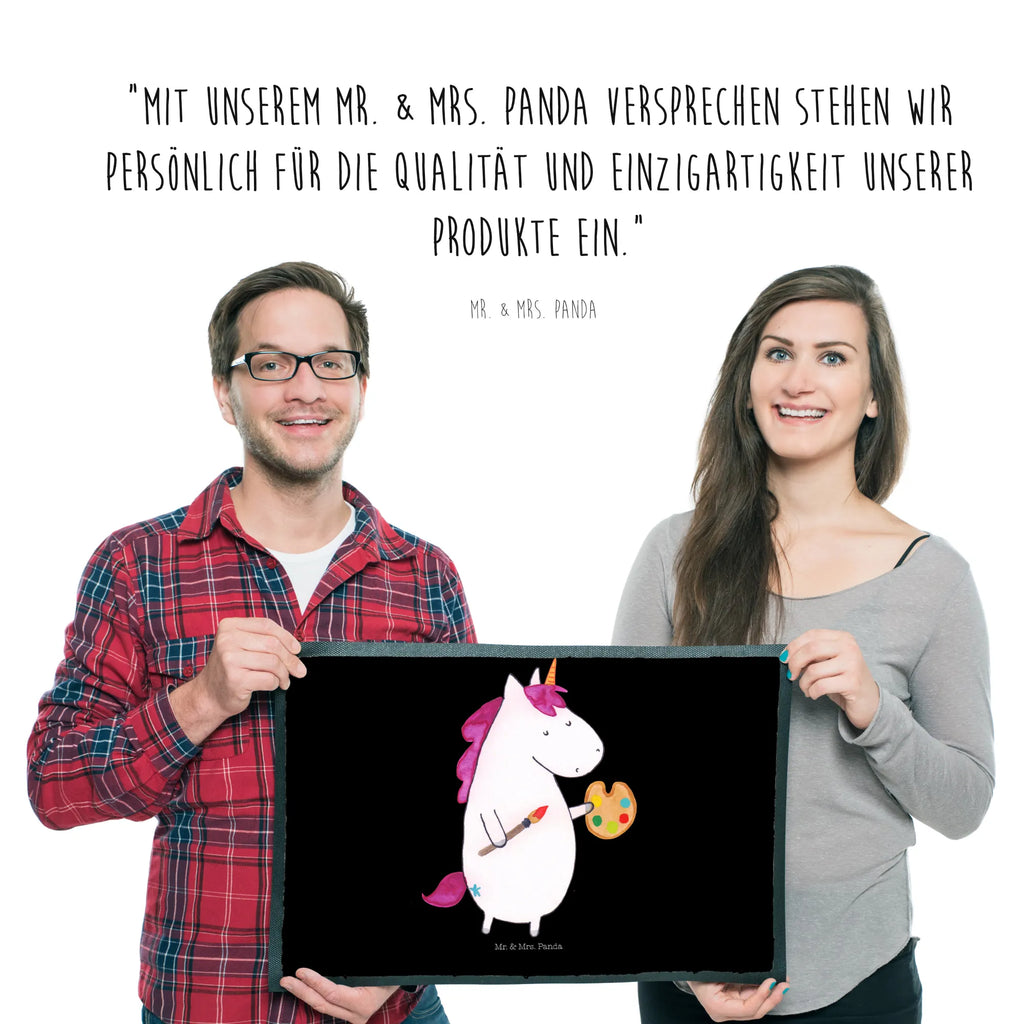 Doormat unicorn Artist Gummi-Fußmatte, hausmatte, Sauberlaufmatte, Schmutzmatte, Schmutzfänger, matte haustür, Eingangsteppich, Gummimatte, teppichmatte, Bodenvorleger, fußmatte, abstreifer, Haustürmatte, Abtreter, Schmutzfangmatte, Schmutzfangteppich, Eingangsmatte, Fussmatte, flurmatte, Türmatte, Outdoor-Matte, Schuhabstreifer, bodenmatte, Fußabtreter, Vorleger, außenmatte, Türvorleger, Fußabstreifer, Abtretmatte, Einhorn Deko, Unicorn, Einhorn, Einhörner, Zeichnen, Welt, Artist, Maler, Stift, Malen, Englisch, Geschenk, Farbe, Künstler, Pinsel