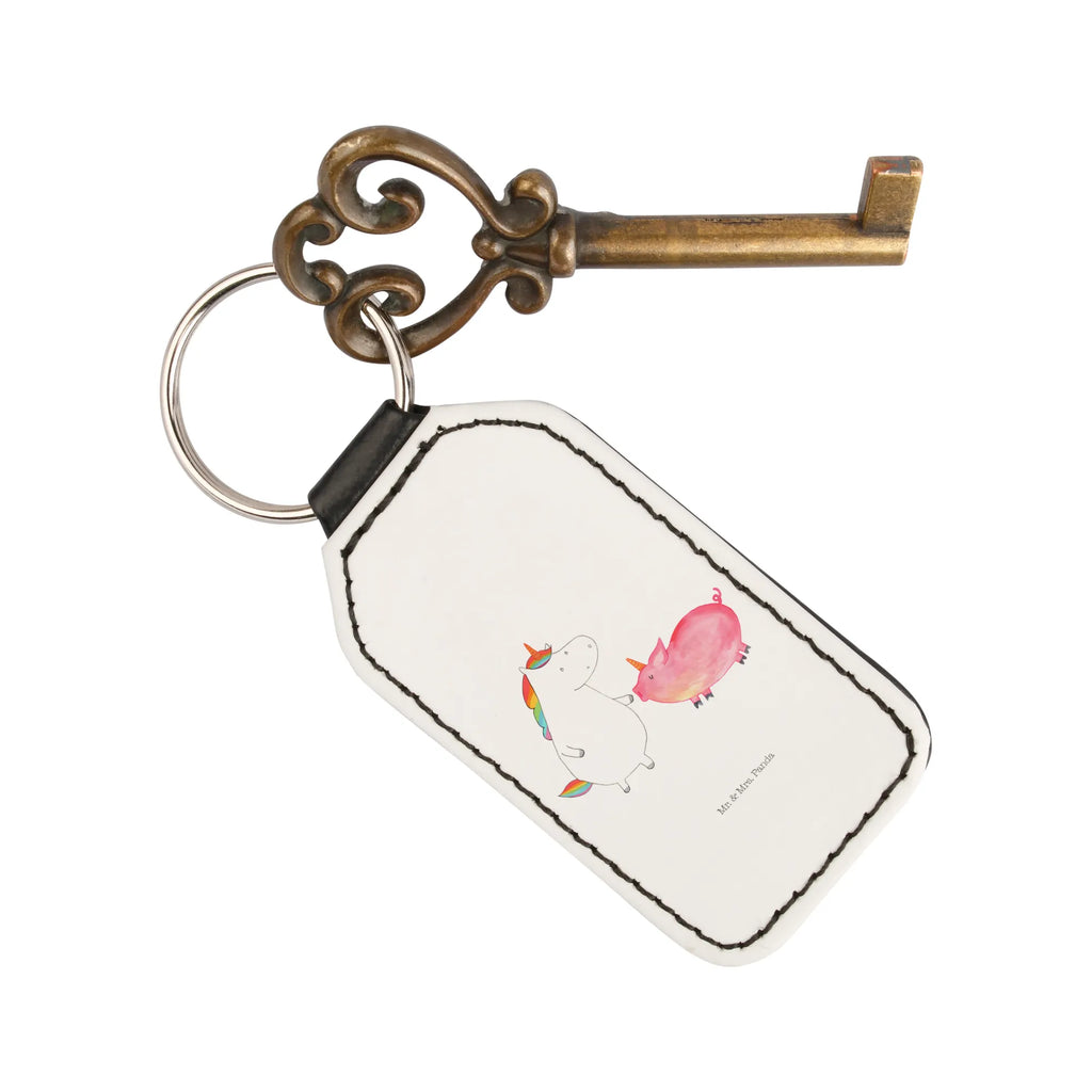 Rectangular key ring unicorn Pig key ring, bag pendant, keychain, lucky charm, pendant, unicorn, unicorns, girlfriend present, piggy, Pigcorn, Pighorn, piggycorn, girlfriend gift, Friendship, Unicorn, Pig, funny