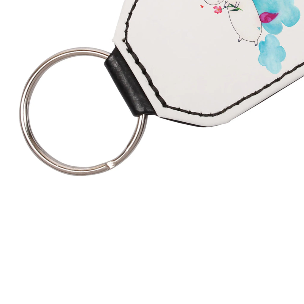 Rectangular key ring unicorn In love lucky charm, pendant, keychain, key ring, bag pendant, unicorn, unicorns, girlfriend gift, Unicorn, cloud, Love, Love Proof, Unicorns, Girlfriend present