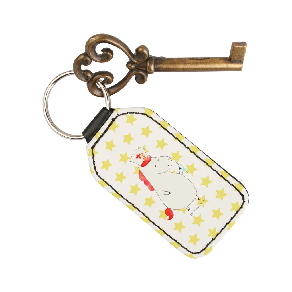 Prostokątny brelok Jednorożec Pielęgniarka Jednorożec, jednorożce, dekoracje jednorożca, jednorożec