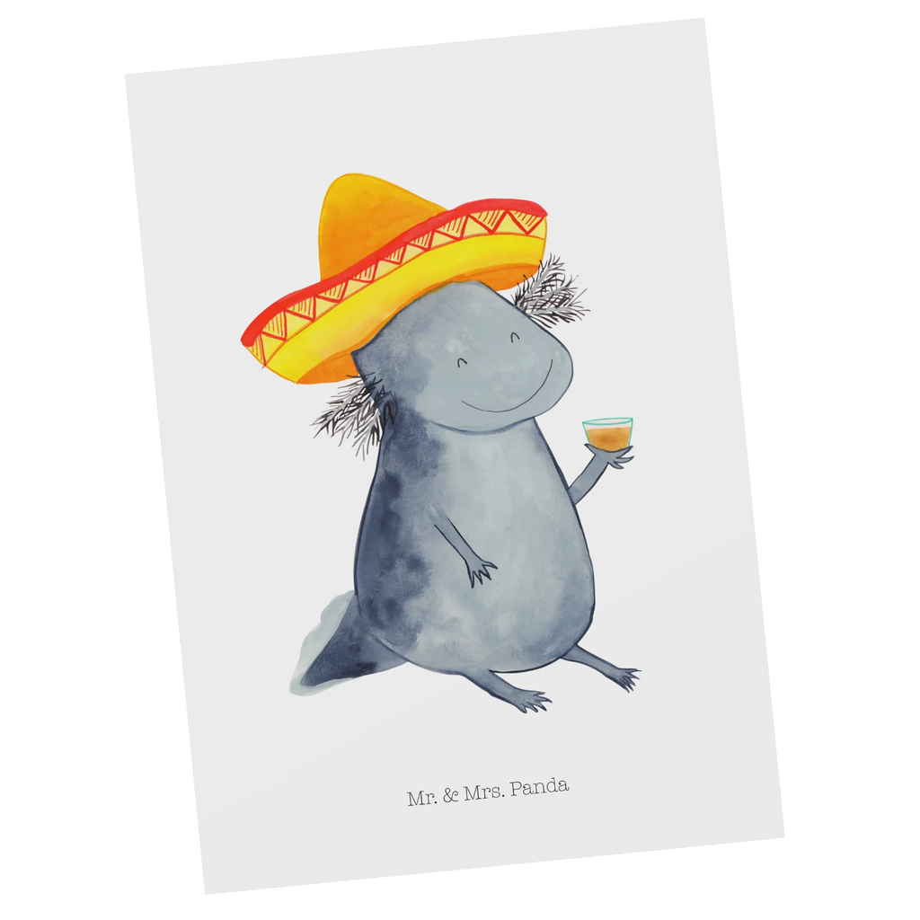 Postcard axolotl tequila Ansichtskarten, Karte, Geburtstagskarte, Grußkarte, Einladungskarte, Einladung Geburtstag, Dankeskarte, Geschenkkarte, Einladungskarten Geburtstag, Einladung, Postkarte, Ansichtskarte, Axolotl, Molch, Lurche, Mexico, Spruch, Sombrero, Schwanzlurch, Axolot, Lurch, Mexiko, Feuerdrache, Zitrone, Tequila, Motivation, Feuersalamander