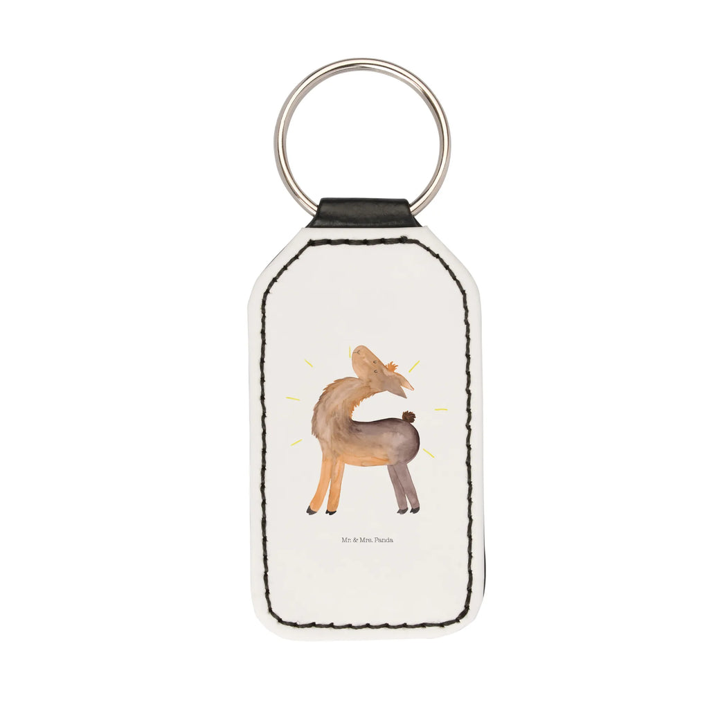 Rectangular key ring lama Proud lucky charm, keychain, bag pendant, key ring, pendant, Llama, llama, alpaca, trendy animal, Lama, New start, Outsider, Girlfriend, Family, Buddy, Girlfriends, Hippie, Proud, Best friend, Llamas, Different