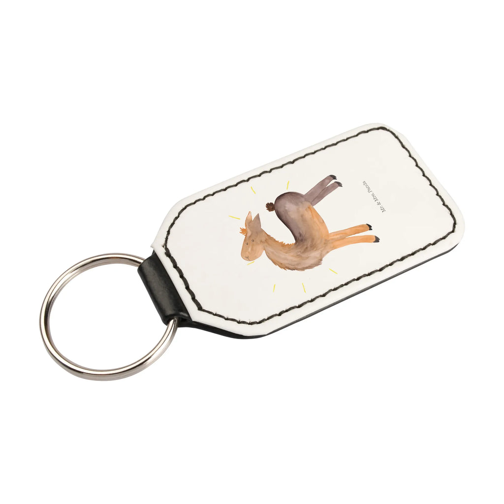 Rectangular key ring lama Proud lucky charm, keychain, bag pendant, key ring, pendant, Llama, llama, alpaca, trendy animal, Lama, New start, Outsider, Girlfriend, Family, Buddy, Girlfriends, Hippie, Proud, Best friend, Llamas, Different
