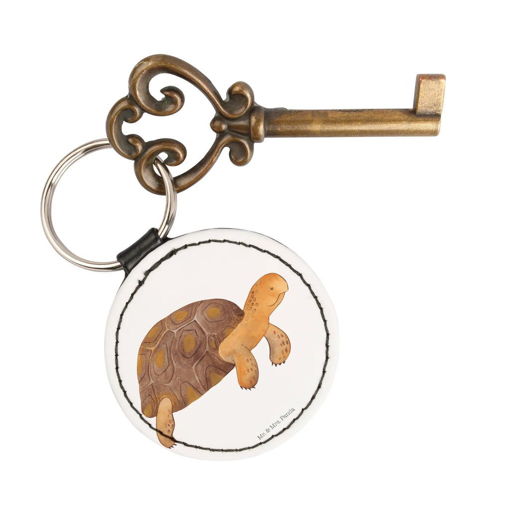 Rund Schlüsselanhänger Schildkröte Marschieren mini schlüsselanhänger, schlüsselbund anhänger, Taschenanhänger, Schlüsselaccessoire, Schlüsselanhänger, Meer, Urlaub, Meerestiere, Neustart, Schildkröten, Schildkröte, Lieblingsmensch, Motivation, Get Lost, Reiselust, Abenteuer, Inspiration