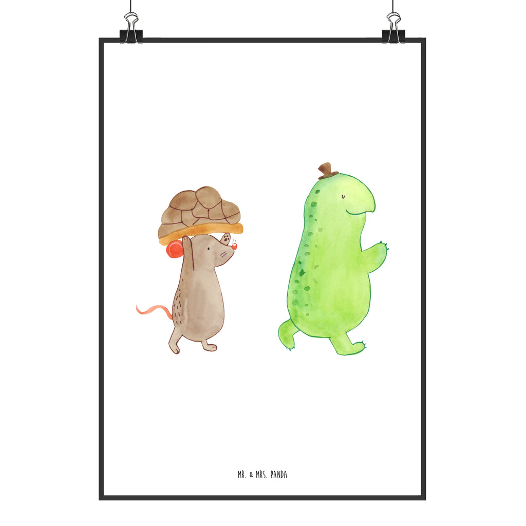 Poster tortoise Mouse Plakat, Wandposter, Kunstdruck, Wandbild, Wandschmuck, Deko Bild, Bild für Wand, wanddeko, Designposter, kunstposter, drucke, kunstdruck poster, Poster, Bild, grafikposter, Wanddekoration, wanddruck, Posterdruck, Mr. & Mrs. Panda Poster, kunst für die wand, wandkunst, Wanddeko Bild, Schildkröte, Beste Freundinnen, Beste Freunde, Freundinnen, Freunde, Maus