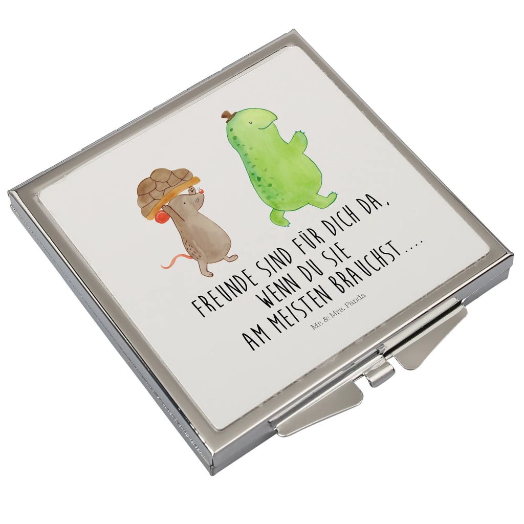 Kwadratowe lusterko do torebki żółw mysz Taschenspiegel, Deko Handspiegel, Klappspiegel, Runder Taschenspiegel, Spiegel Für Unterwegs, Design Taschenspiegel, Spiegel Für Make-Up Tasche, Klappbarer Handspiegel, Handtaschenspiegel, Kompaktspiegel, Handspiegel Mit Hülle, Quadratischer Handspiegel, Handspiegel Für Damen, Tragbarer Spiegel, Vintage Kompaktspiegel, Schminkspiegel To Go, Spiegel Für Handtasche, Kosmetikspiegel Klein, Taschen-Kosmetikspiegel, Mini Spiegel, Reise Spiegel, Klappbarer Taschenspiegel, Schminkspiegel Kompakt, Handspiegel Zum Mitnehmen, Spiegel Für Schminktasche, Silber, Handspiegel Geschenkidee, Schildkröte, Maus, Freundinnen, Beste Freunde, Beste Freundinnen, Freunde